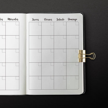 Agenda Personalizable Diseño Bullet Journal - Rosa Globo Aeróstatico