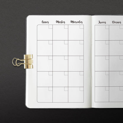 Agenda Personalizable Diseño Bullet Journal - Rosa Globo Aeróstatico