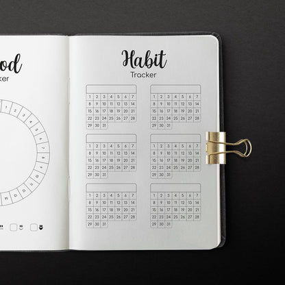 Agenda Personalizable Diseño Bullet Journal - Morado Nube