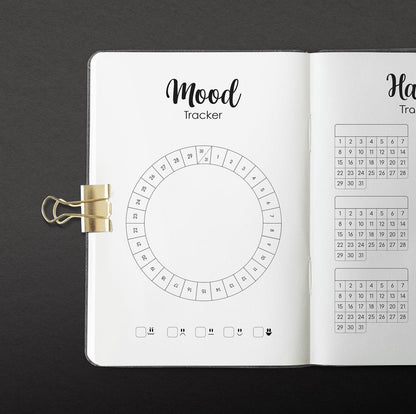 Agenda Personalizable Diseño Bullet Journal - Rosa Globo Aeróstatico