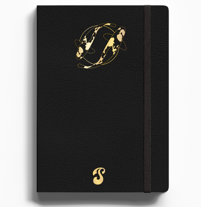 Agenda Personalizable Diseño Bullet Journal - Negro Pez Koi