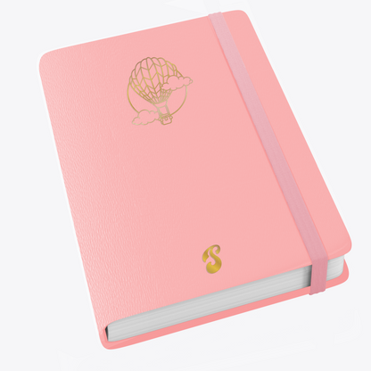 Agenda Personalizable Diseño Bullet Journal - Rosa Globo Aeróstatico